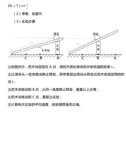 广东广州2017中考物理试题及答案