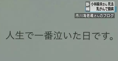 3.png 日本知名女主播小林麻央病逝(组图)