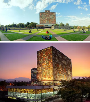 墨西哥奇景:墨西哥国立自治大学的大学城主校区(双语)