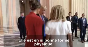 2017法国国庆节川普空降法国参加国庆阅兵(双语新闻)