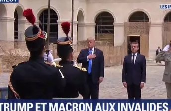 2017法国国庆节川普空降法国参加国庆阅兵(双语新闻)