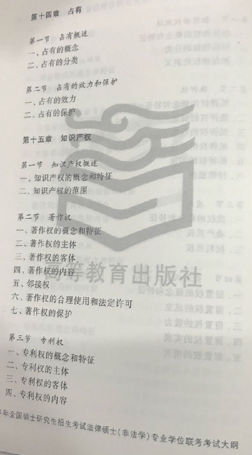 2018法律硕士(非法学)考研大纲免费下载 2018法律硕士(非法学)考研大纲免费下载