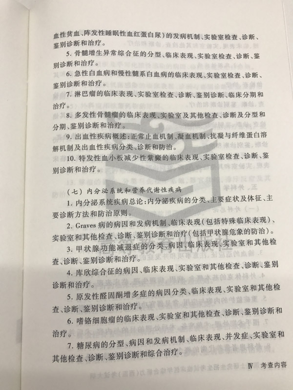 2018西医综合考研大纲已发布(图片版)