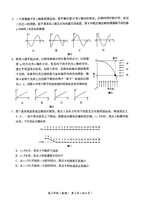 2017年11月北京海淀区高三上学期期中考试物理试题及答案