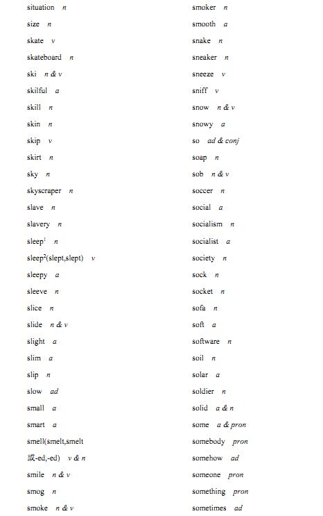 2018年高考英语必备词汇 2018年高考英语必备词汇