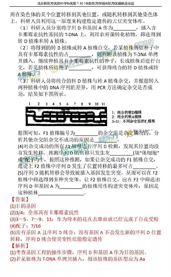 2018北京海淀区高三一模理综试题及答案解析