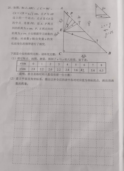 北京房山区2018中考数学一模试题及答案