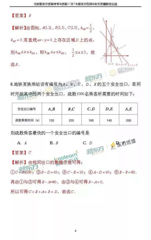 2018北京西城区高三二模文科数学试题及答案