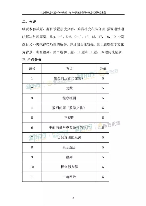 2018北京高考文综试卷整体解析 2018北京高考文综试卷整体解析