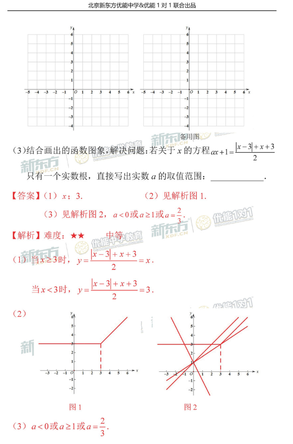 2018北京海淀初三期中数学试题逐题解析