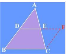 2019中考数学：三角形中位线为什么是底边的一半