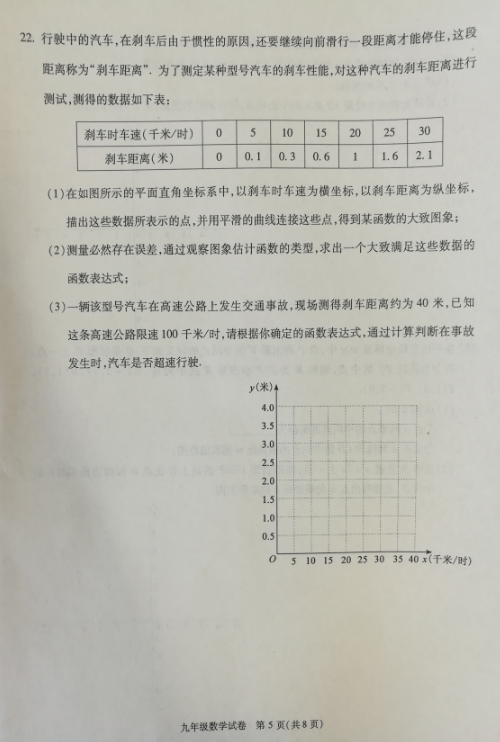 2018-2019上学期北京朝阳区初三期末数学试卷及答案