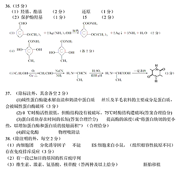 2019合肥二模理综试题及答案