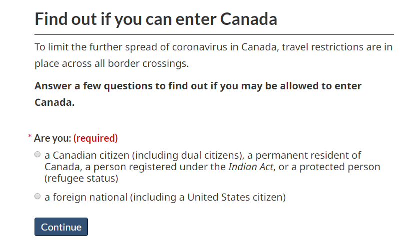 加拿大入境政策