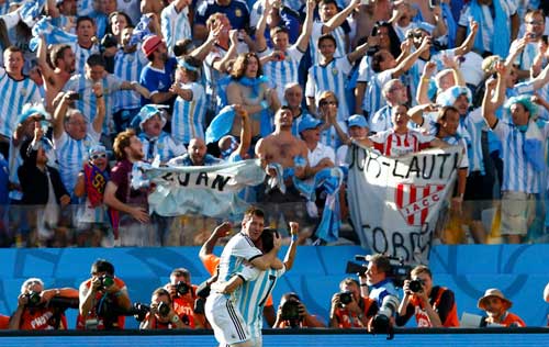 阿根廷1-0瑞士：迪马利亚绝杀 阿根廷晋级8强