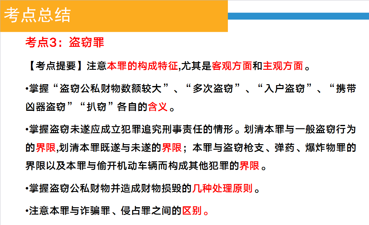 法律硕士联考刑法学考点总结