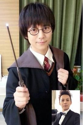 何炅扮成哈利波特加油2014高考