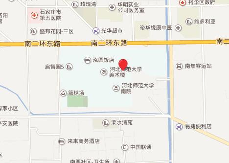 河北师范大学托福考点地图图片