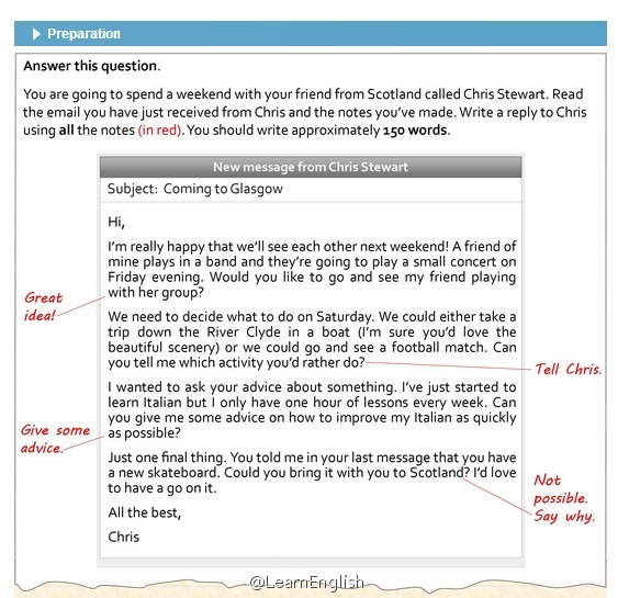 雅思技能get：雅思G类小作文 怎样回复邮件2