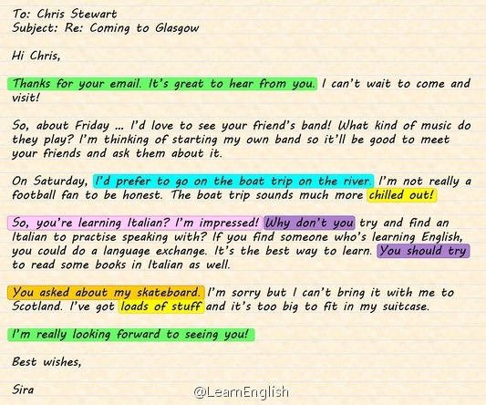 雅思技能get：雅思G类小作文 怎样回复邮件1