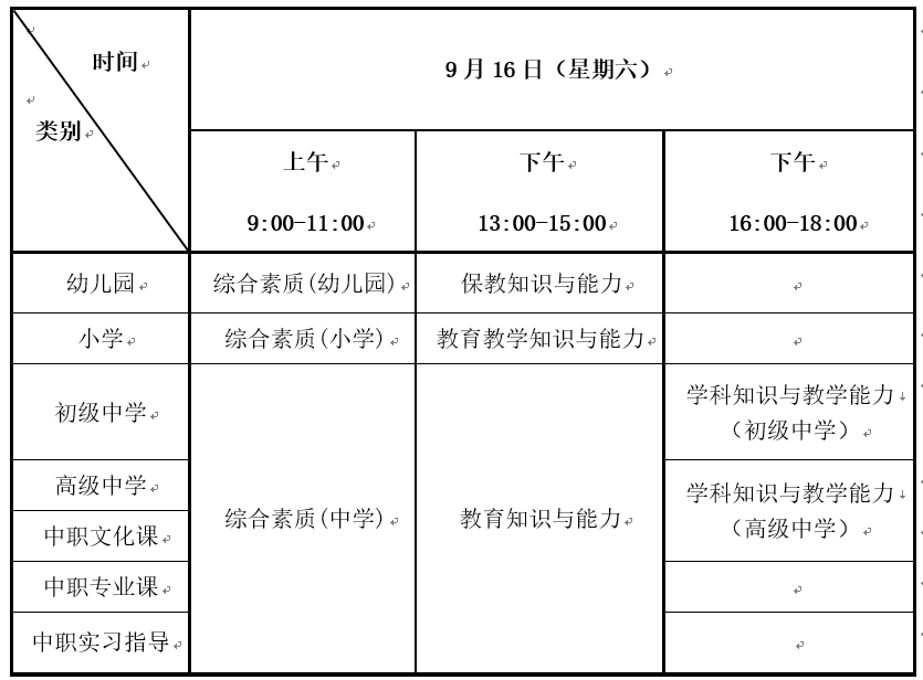 2023下半年天津市全国中小学教师资格考试（笔试）公告