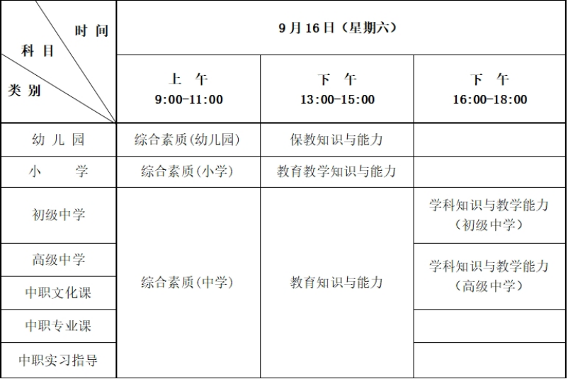 2023年下半年内蒙古自治区中小学教师资格考试（笔试）报名公告