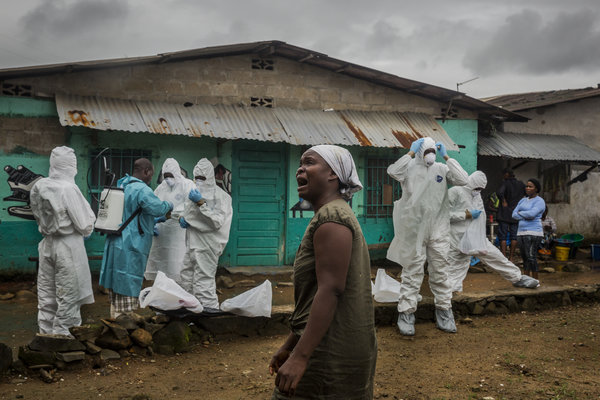 埃博拉病毒病人惨状图片