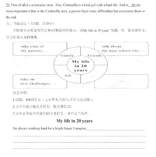 江苏盐城2017中考英语试题及答案