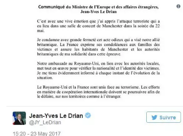 法语新闻:英国曼彻斯特发生爆炸