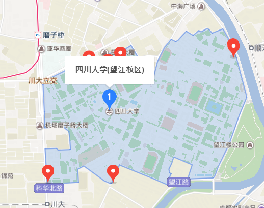 四川大学锦江学院位置图片