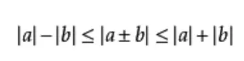 triangle inequality