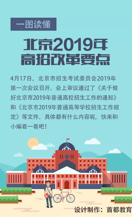 北京2019年高考招生改革