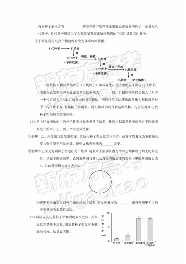 2019北京顺义区高三二模理综试题及答案