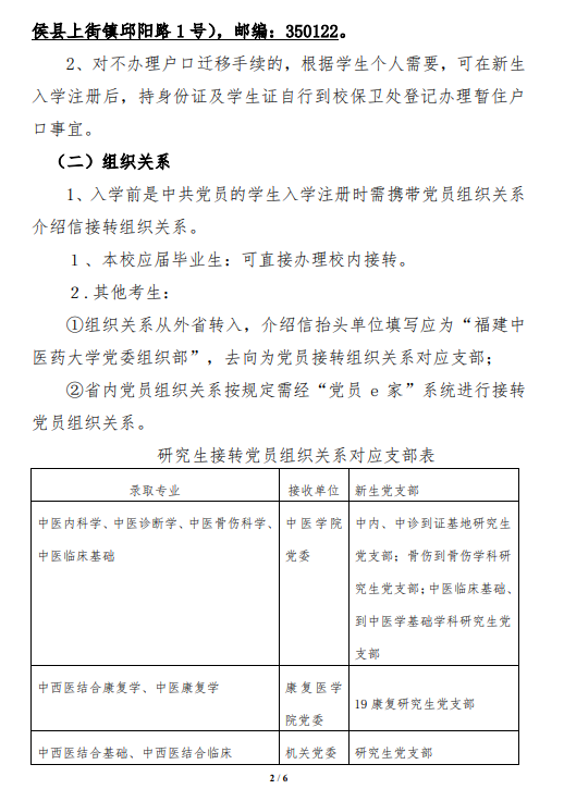 福建中医院大学2019博士入学须知