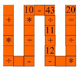 小学生数学趣味题:巧填数字