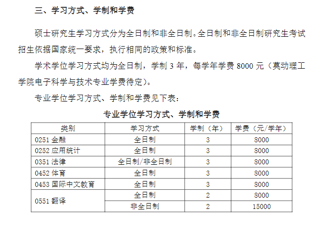 2024河南科技大学研究生学费多少钱一年-各专业收费标准