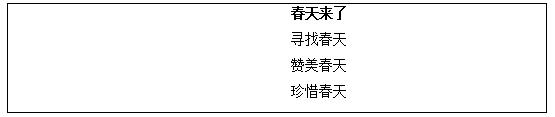 小学道德与法治《春天来了》教案