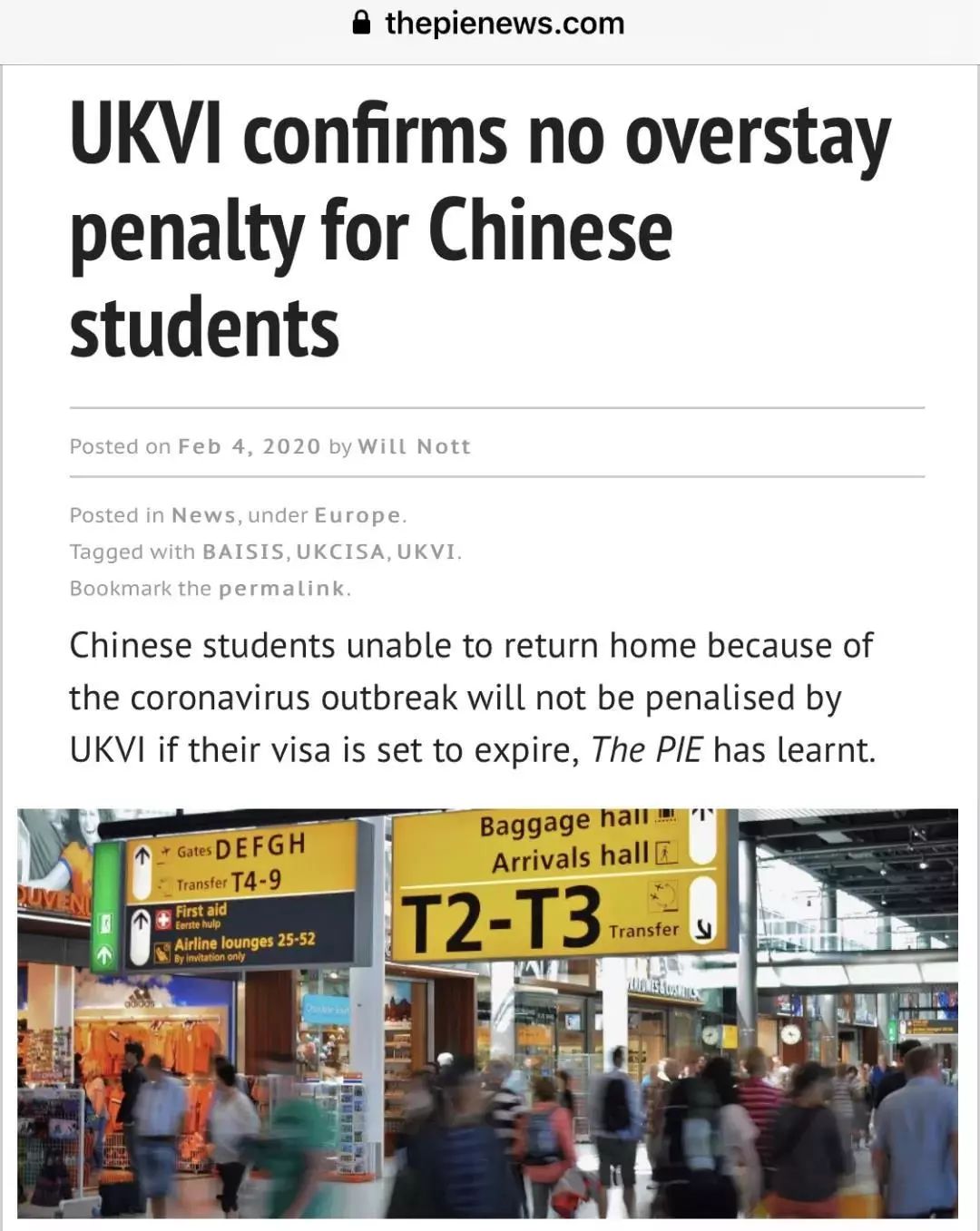 英国签证和移民局UKVI针对中国滞留学生出新政