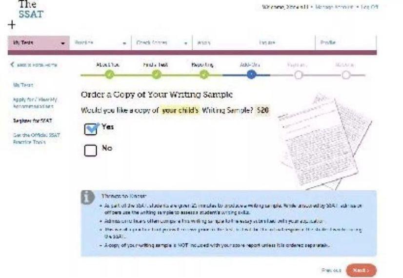 \ 2022-2023年SSAT考试报名正式开启!